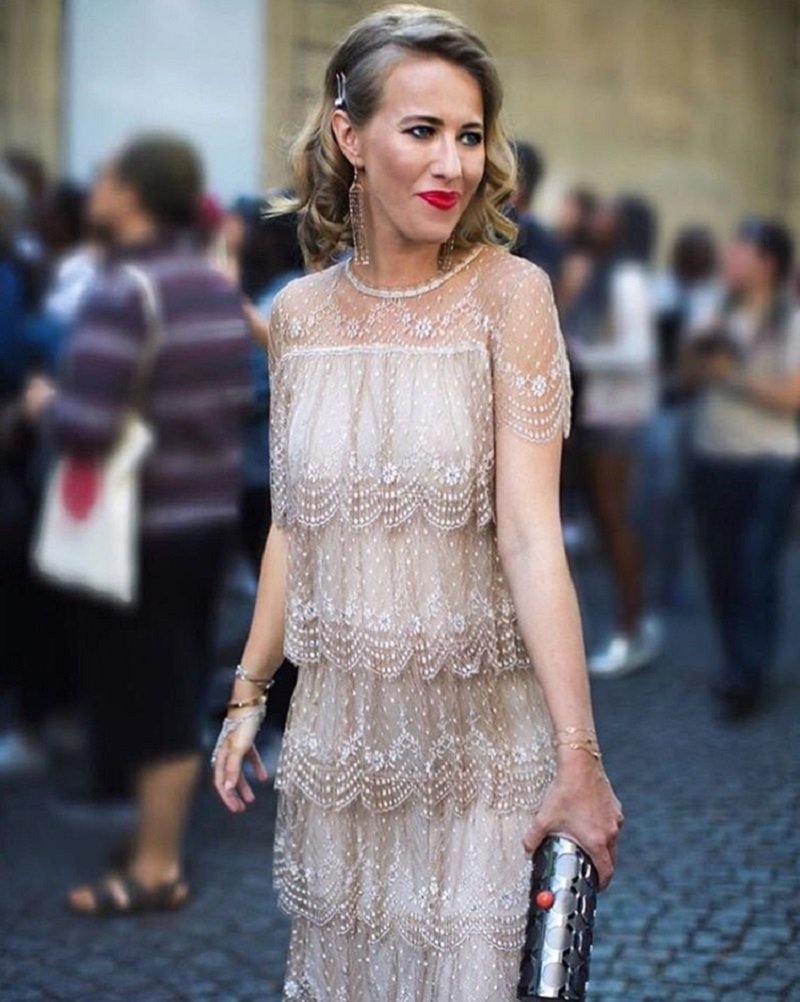 как похудела ксения собчак