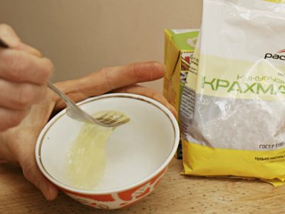 Маска-ботокс из крахмала
