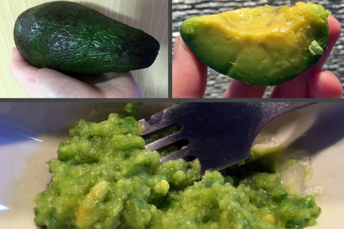 маска с авокадо