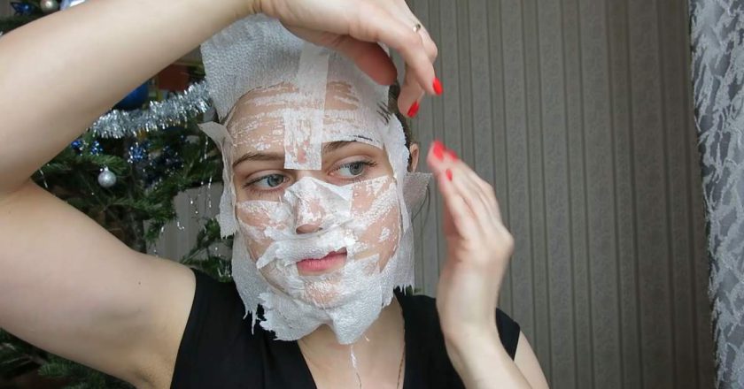 маска из бумаги