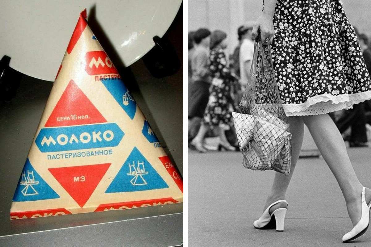 Молоко в СССР: почему напиток продавали в треугольных пакетах