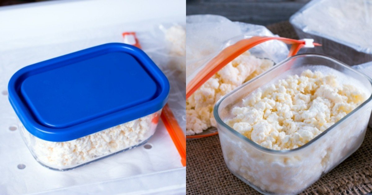 творог в морозилке