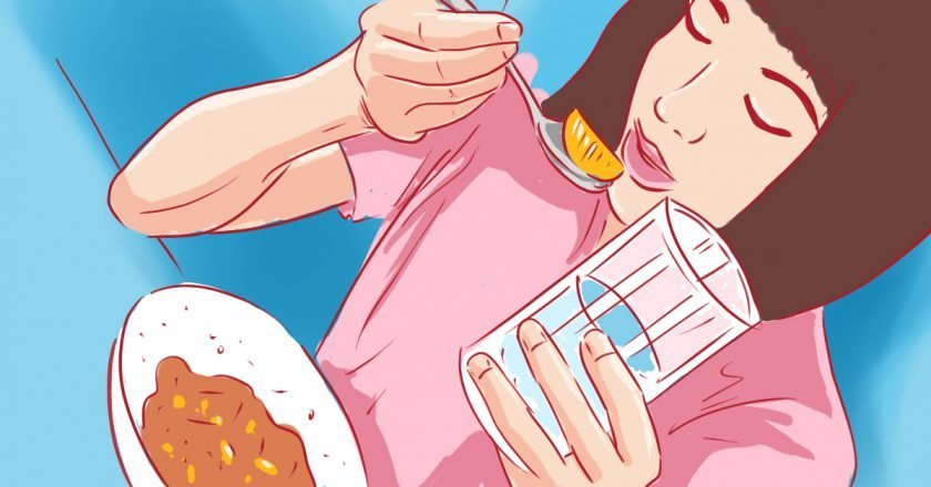 Можно ли запивать еду