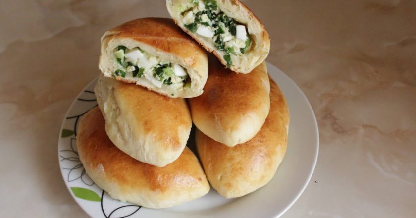 пирожки с яйцом рисом и луком