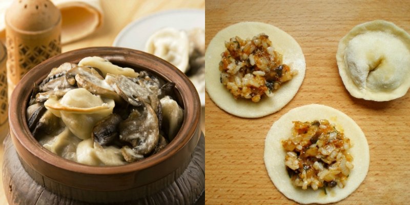 вегетарианский начинки для пельменей