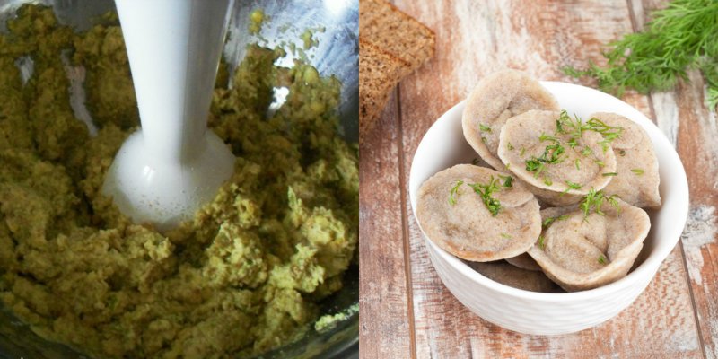 вегетарианский начинки для пельменей