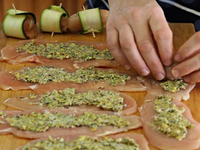 Начинки для рулетиков из кабачков