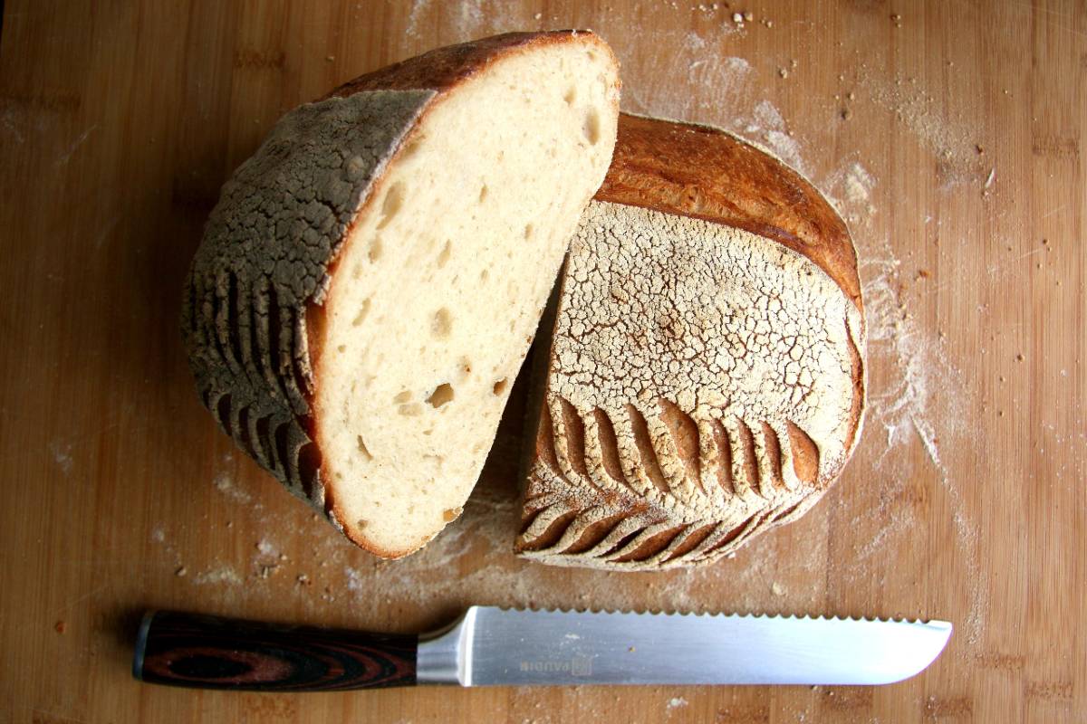Как красиво порезать хлеб