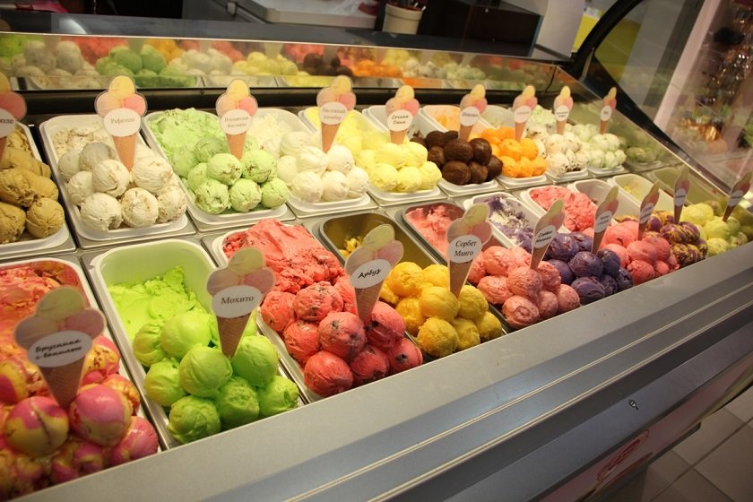 консистенция настоящего мороженого