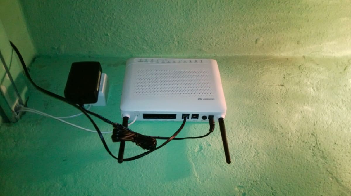 установка роутера