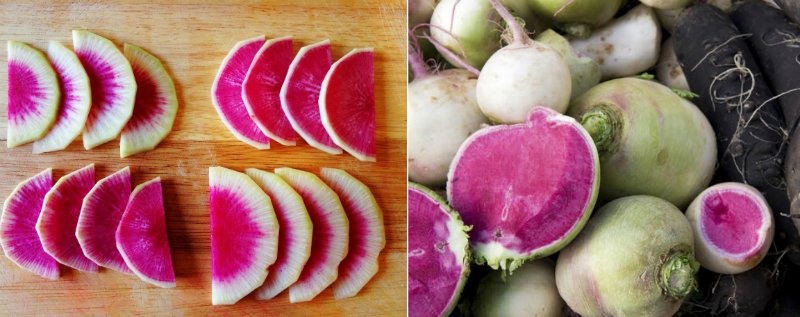 арбузный редис