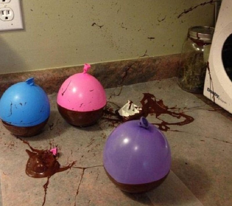 посуда из шоколада