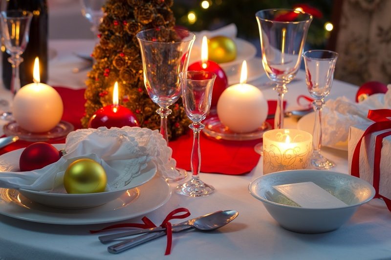 декор новогоднего стола