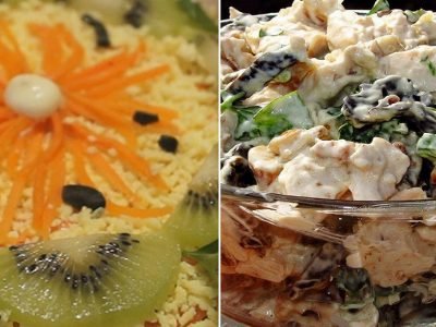 Новогодние салаты с курицей