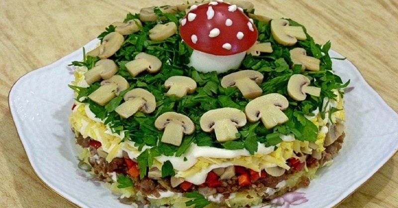 sałatka na nowy rok