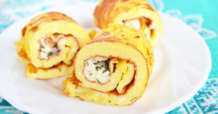 омлет с начинкой