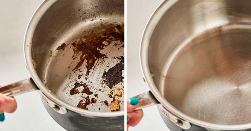 Очищение кастрюли: все методы