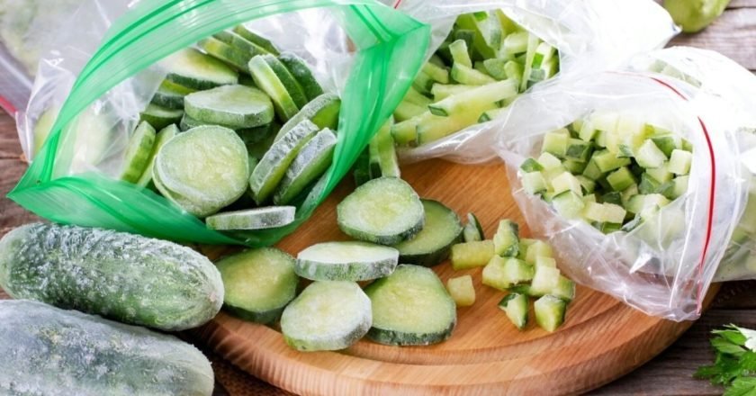 огурцы в морозилке