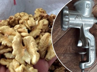 Как смастерить орехокол из старой мясорубки