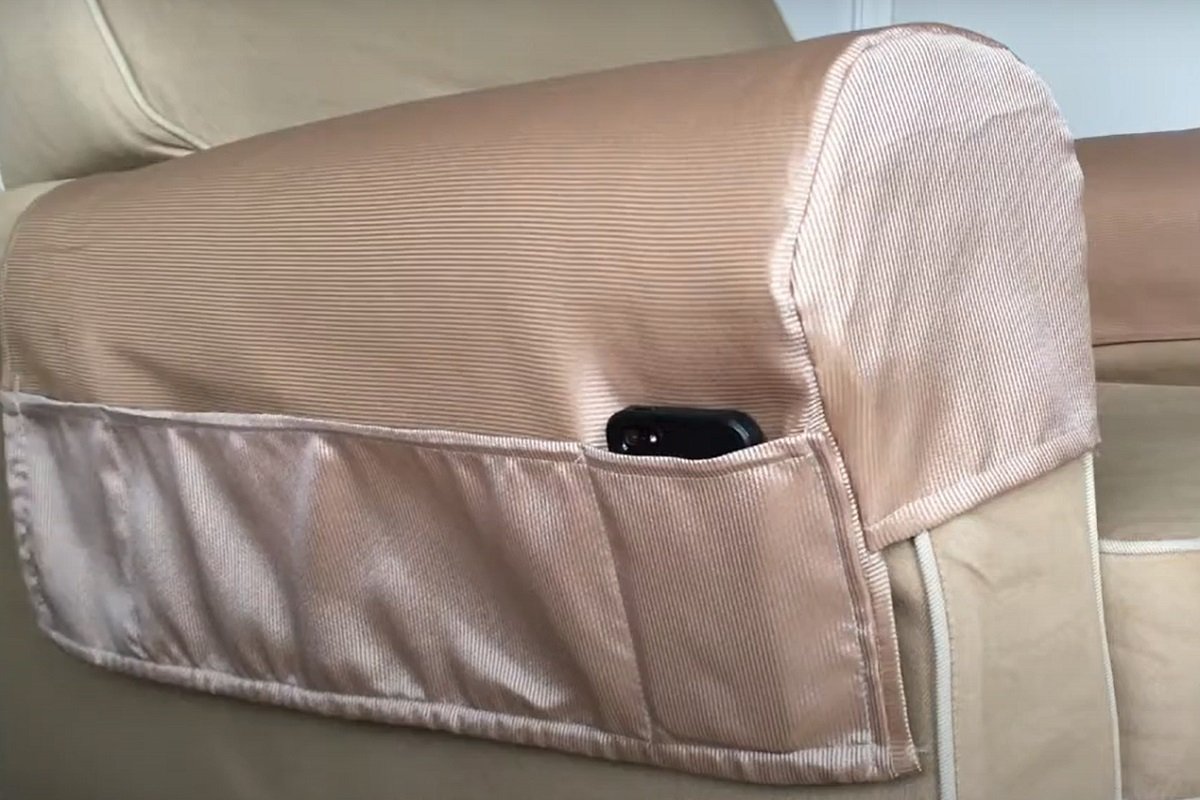 как сделать органайзер для дивана