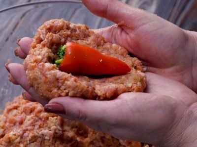 Оригинальные фаршированные перцы