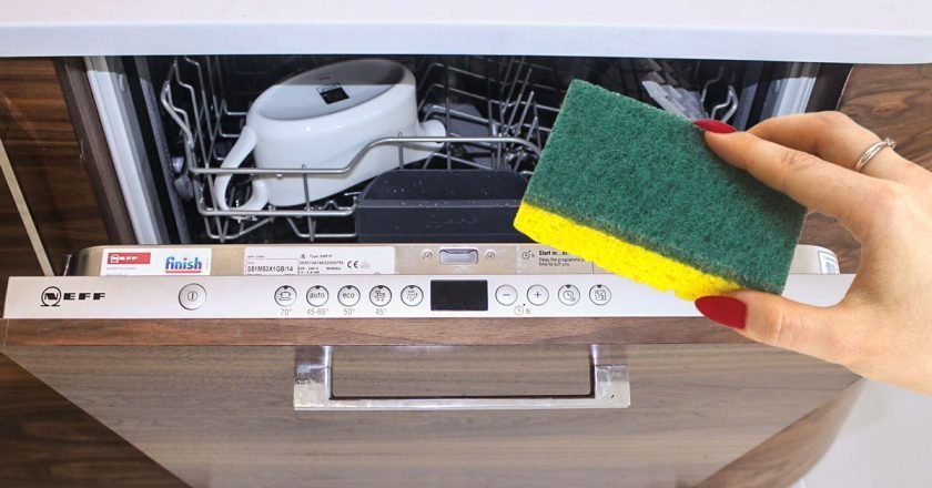 отмыть губку