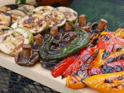 Как пожарить овощи на костре