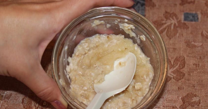 Овсяная маска