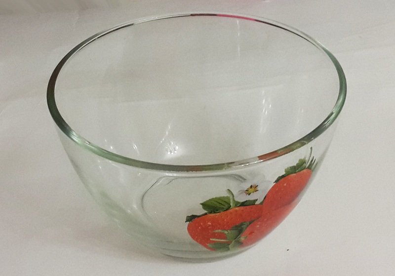 стеклянная миска