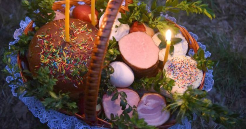 что положить в пасхальную корзину