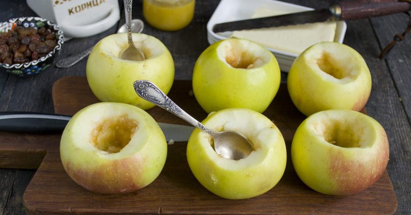 польза печеных яблок