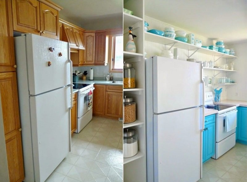 переделка кухни фото