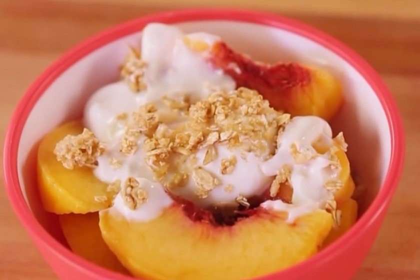 замороженные персики для десерта