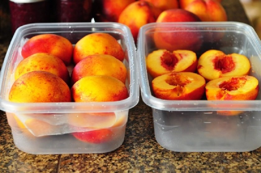 как заморозить персики на зиму