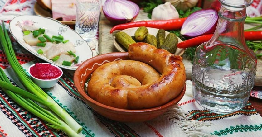 домашняя колбаса