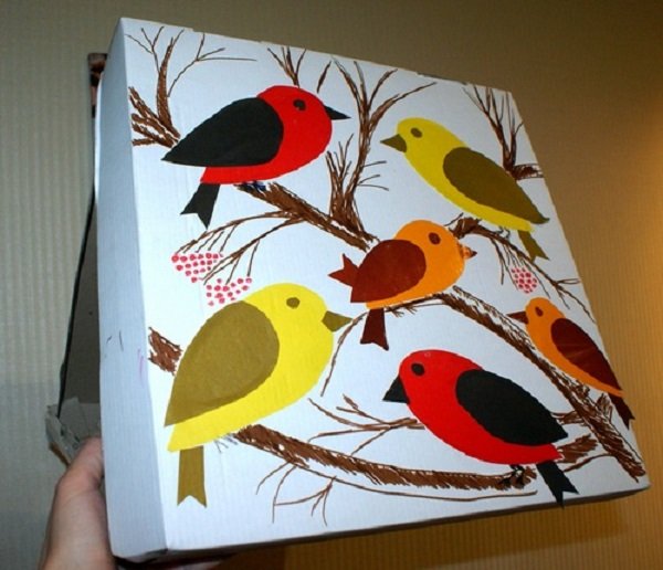 что сделать из коробки для пиццы