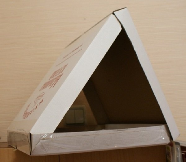 что сделать из коробки для пиццы