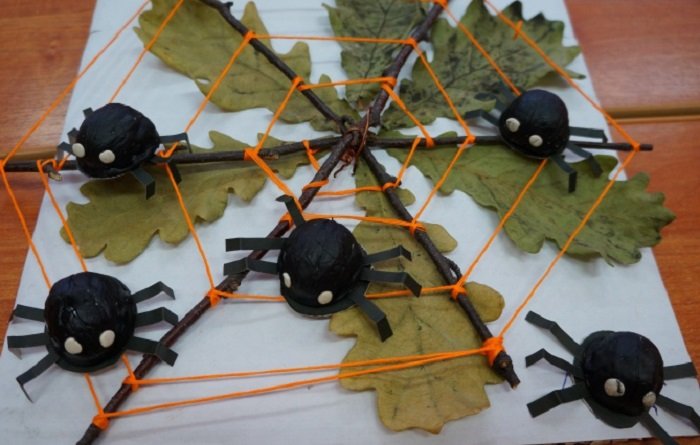 Поделки из ореховой скорлупы