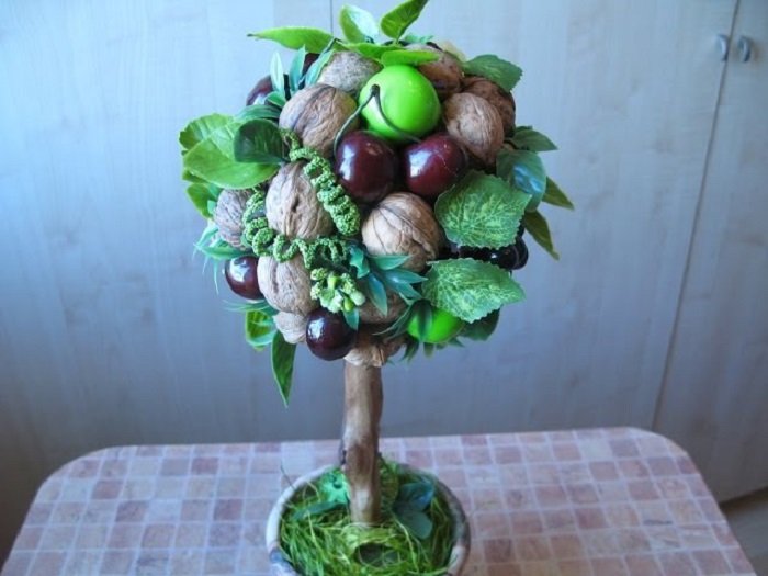 Поделки из ореховой скорлупы