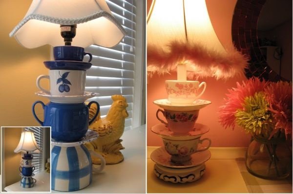 поделки из посуды