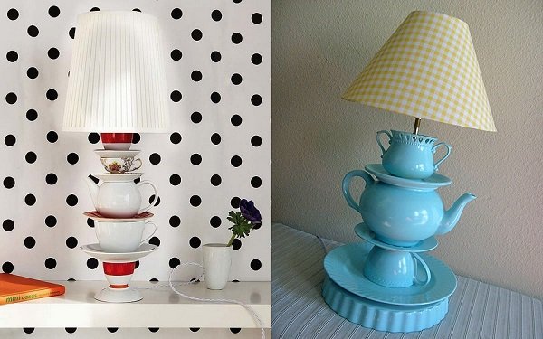 поделки из посуды