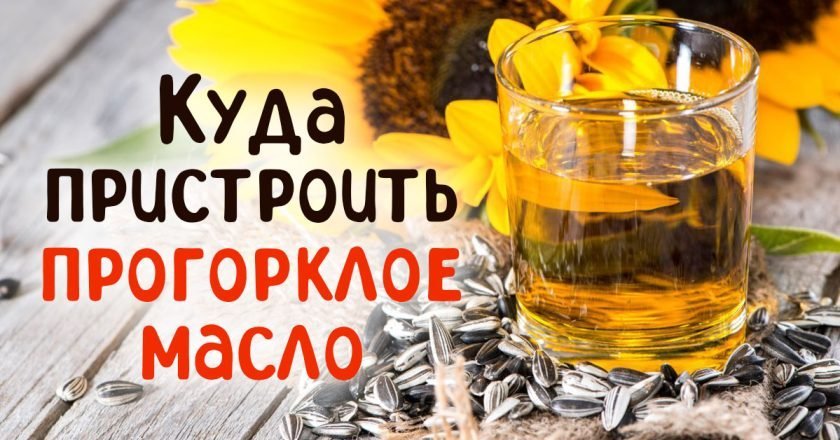 подсолнечное масло в быту