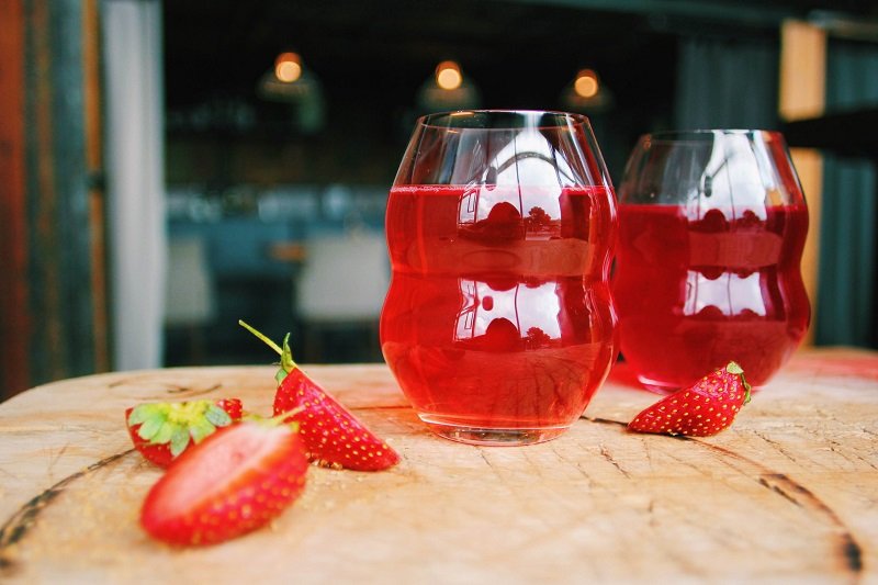 компот из земляники