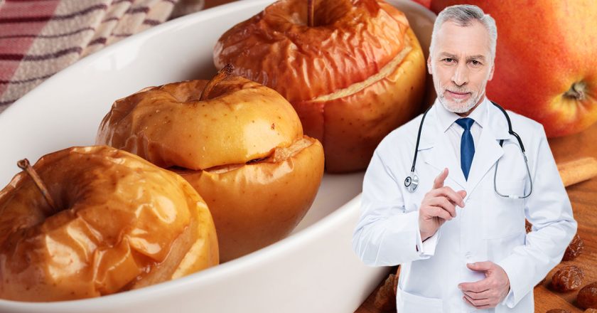 польза печеных яблок