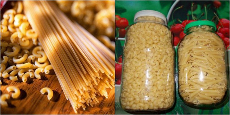 как хранить макаронные изделия