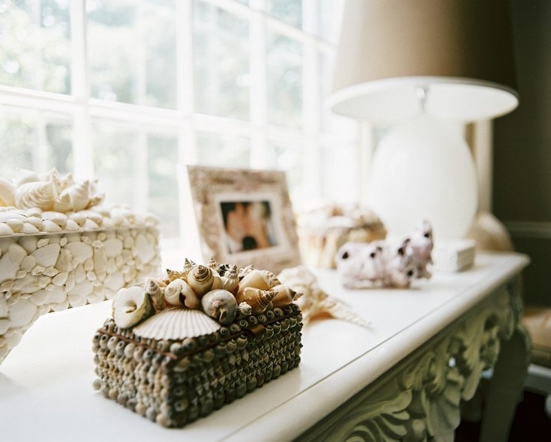 ракушки в интерьере