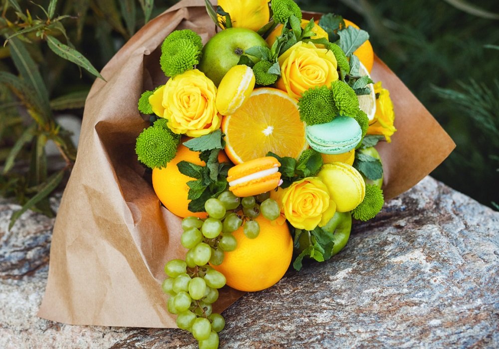 конфеты с фруктами