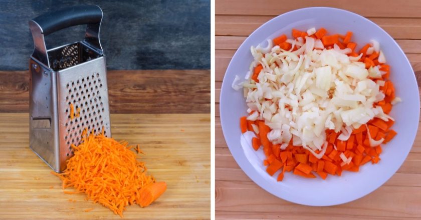 продукты на терке