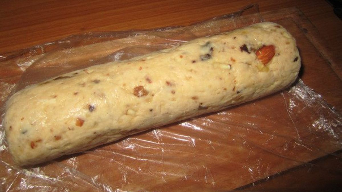 колбаска из теста