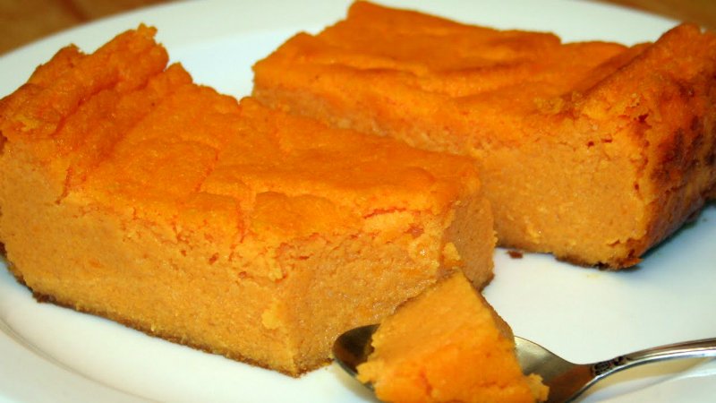 творожная запеканка с морковью